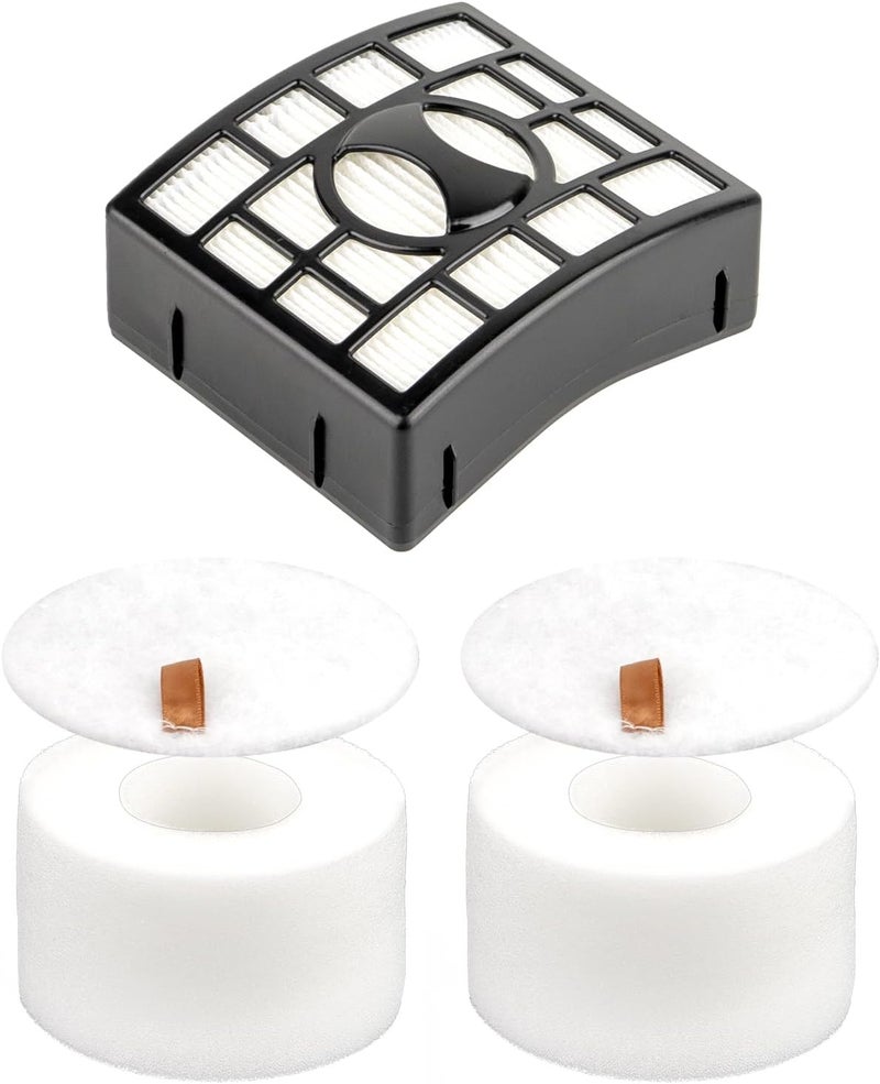FILTERIST (3 Pack) NV680 1 HEPA Filter + 2 Foam Filters for Shark NV801UKT NZ801UK NZ801UKT NV680 NV681 NV682 NV683 NV800 NV801 NV803 UV810 NV620 AX910, Replacement HEPA Filter, Compare to XHF680 & XFF680 - Image 1
